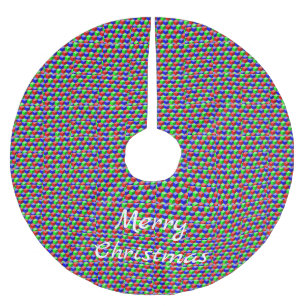 Farbiges Gebäude blockiert Thunder_Cove 3-D Polyester Weihnachtsbaumdecke