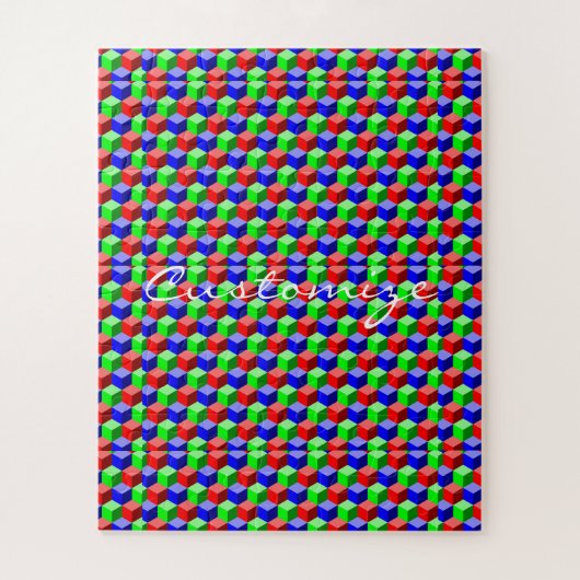 Farbiges Gebäude blockiert Thunder_Cove 3-D Puzzle (Vertikal)