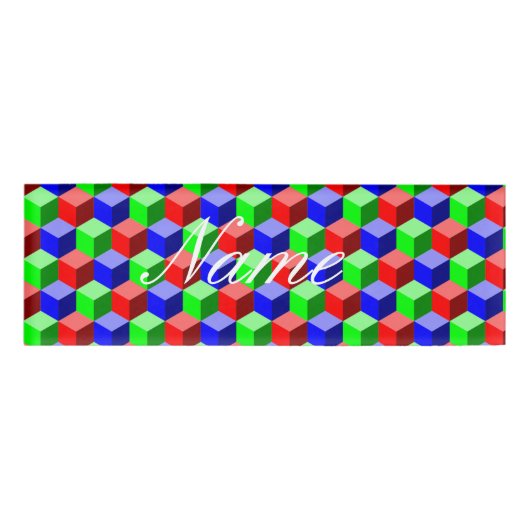 Farbiges Gebäude blockiert Thunder_Cove Namenschild (Vorderseite)