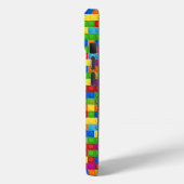 Farbiges Gebäude-Blockmuster Case-Mate iPhone Hülle (Rückseite / Links)