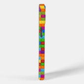 Farbiges Gebäude-Blockmuster Case-Mate iPhone Hülle (Rückseite / Rechts)