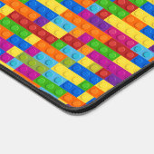 Farbiges Gebäude-Blockmuster Schreibtischunterlage (Ecke)