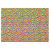 Farbiges Gebäude-Blockmuster Tischdecke (Vorderseite (Horizontal))