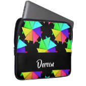 Farbiges gefaltetes Papiermuster Laptopschutzhülle (Vorne Rechts)