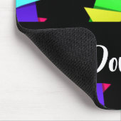 Farbiges gefaltetes Papiermuster Mousepad (Ecke)