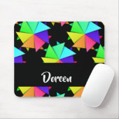 Farbiges gefaltetes Papiermuster Mousepad (Mit Mouse)