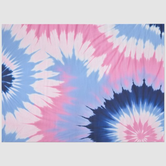 Farbiges Gefärbte Krawatte Art Tissue Paper Seidenpapier (Vorderseite)