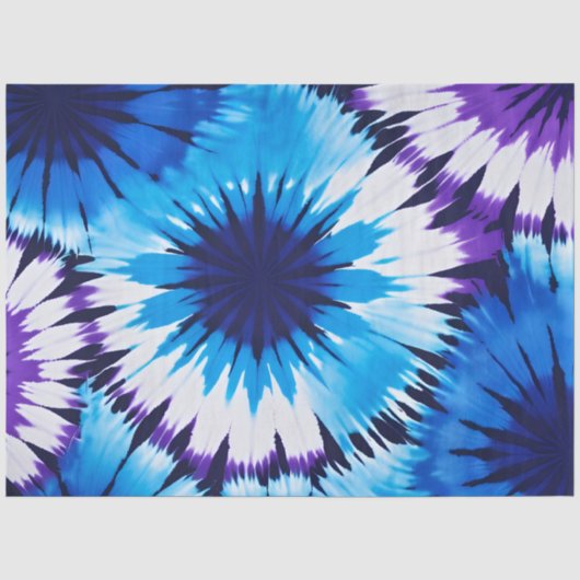 Farbiges Gefärbte Krawatte Art Tissue Paper Seidenpapier (Vorderseite)