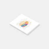 Farbiges Gehirn - Wissenschaft und Kunst - Neurowi Post-it Klebezettel (angewinkelt)