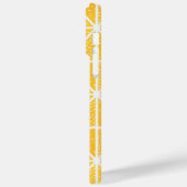 Farbiges gelbes Dreieck geometrisches Muster Case-Mate iPhone Hülle (Rückseite / Links)