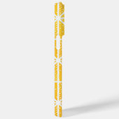 Farbiges gelbes Dreieck geometrisches Muster Case-Mate iPhone Hülle (Rückseite / Rechts)