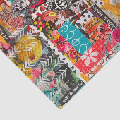 Farbiges, gemischtes Pop-Kunstsammlerpapier Seidenpapier (Ausschnitt)