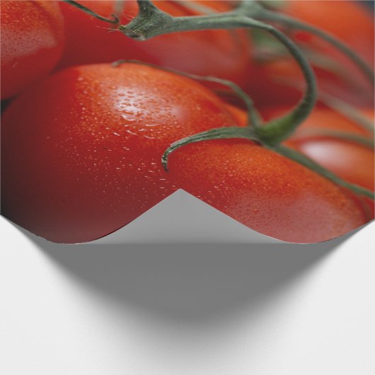 Farbiges Gemüse Geschenkpapier (Ecke)