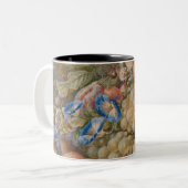 Farbiges Gemüse Zweifarbige Tasse (Vorderseite Links)