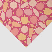 Farbiges Gemüsemuster Seidenpapier (Ausschnitt)