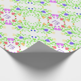Farbiges Gemustertes Design Geschenkpapier