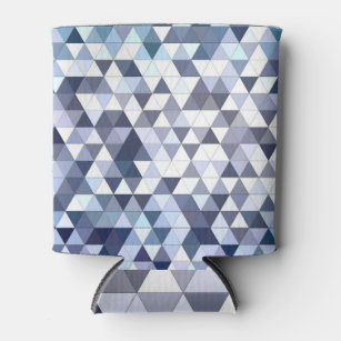 Farbiges geometrisch dreieckiges Mosaik: abstrakte Dosenkühler