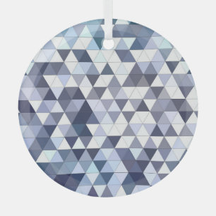 Farbiges geometrisch dreieckiges Mosaik: abstrakte Ornament Aus Glas
