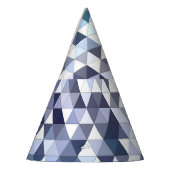 Farbiges geometrisch dreieckiges Mosaik: abstrakte Partyhütchen (Links)