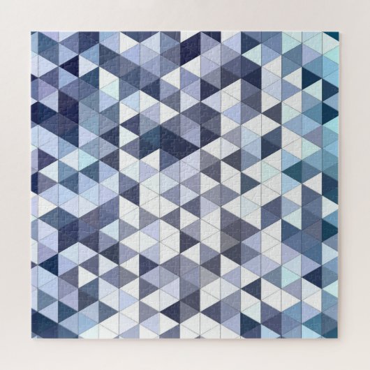 Farbiges geometrisch dreieckiges Mosaik: abstrakte Puzzle (Horizontal)