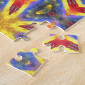 Farbiges geometrisches 520-teiliges Puzzle (Seite)