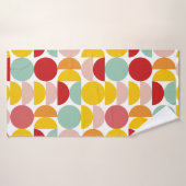 Farbiges geometrisches Abstraktes Bauhaus Badehandtuch (Badehandtuch)