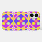 Farbiges geometrisches abstraktes Design Case-Mate iPhone Hülle (Rückseite (Horizontal))