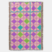 Farbiges geometrisches abstraktes Design Decke (Vorderseite Vertikal)