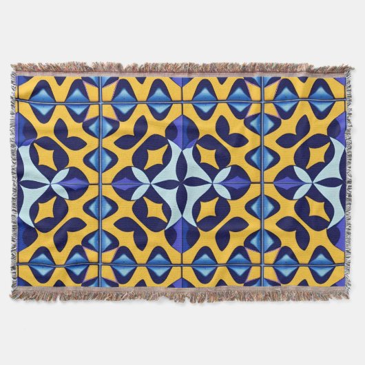 Farbiges geometrisches abstraktes Design Decke (Vorderseite)