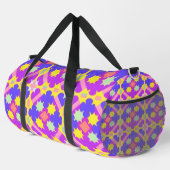 Farbiges geometrisches abstraktes Design Duffle Bag (Rechte Ecke)
