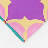 Farbiges geometrisches abstraktes Design Fleecedecke (Ecke)