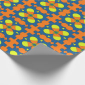 Farbiges geometrisches abstraktes Design Geschenkpapier (Ecke)
