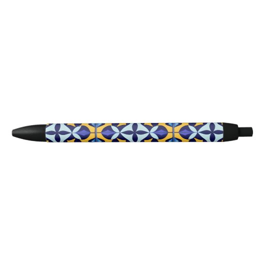 Farbiges geometrisches abstraktes Design Kugelschreiber (Vorderseite)