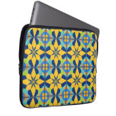Farbiges geometrisches abstraktes Design Laptopschutzhülle (Vorne Rechts)