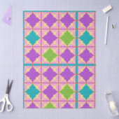 Farbiges geometrisches abstraktes Design Seidenpapier (Basteln)