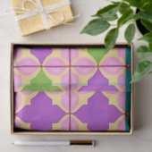 Farbiges geometrisches abstraktes Design Seidenpapier (Geschenk)