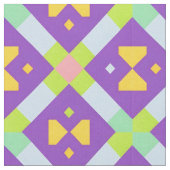 Farbiges geometrisches abstraktes Design Stoff (Nahaufnahme)