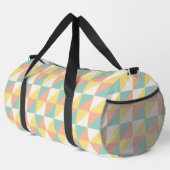 Farbiges geometrisches Abstraktes Dreieck-Muster Duffle Bag (Rechte Ecke)