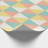 Farbiges geometrisches Abstraktes Dreieck-Muster Geschenkpapier (Ecke)