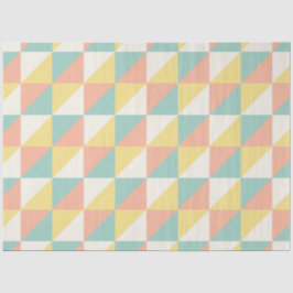 Farbiges geometrisches Abstraktes Dreieck-Muster Seidenpapier