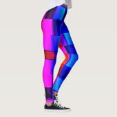 Farbiges geometrisches Abstraktes Muster Leggings (Rechts)