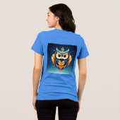 Farbiges geometrisches Aussehen Tri-Blend Shirt (Rückseite voll)