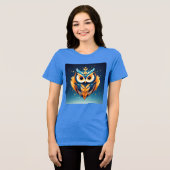 Farbiges geometrisches Aussehen Tri-Blend Shirt (Vorderseite voll)