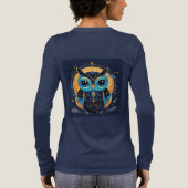 Farbiges geometrisches Aussehen Tri-Blend Shirt (Rückseite)