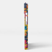 Farbiges geometrisches Chaos _ iPhone case iPhone Hülle (Linke Seite)