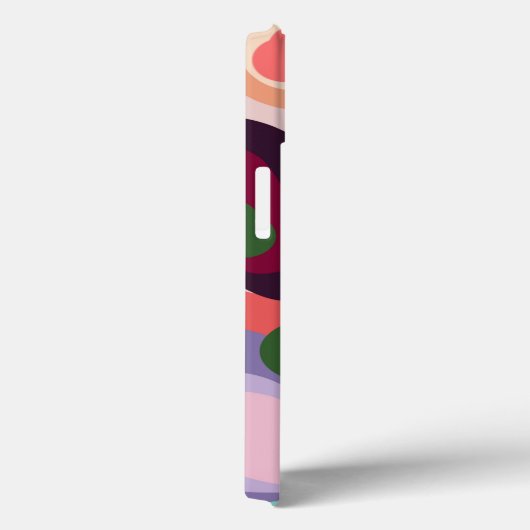 Farbiges geometrisches Design Case-Mate iPhone Hülle (Rückseite / Rechts)