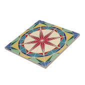 Farbiges geometrisches Design Fliese (Seite)