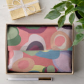 Farbiges geometrisches Design Seidenpapier (Geschenk)