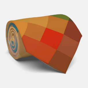 Farbiges geometrisches Diamantmuster #19 Krawatte