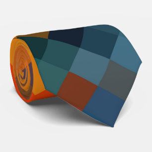 Farbiges geometrisches Diamantmuster #21 Krawatte